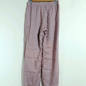 Grey and Pink Stripes Casual Pant (Women)