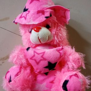 Pink Teddy With Heart