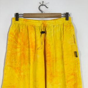 Yellow&Orange Printed Casual Pants(Women’s)