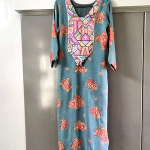 Chiffon Designer Kurta Set