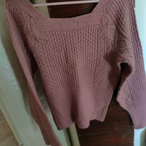 Imported Crop Sweater