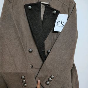 NEW WITH TAG KHAKI OVERCOAT