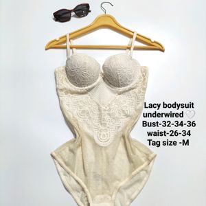 Lacy Underwired Bodysuit 🤍