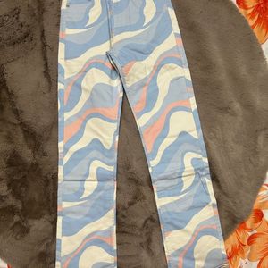 ZARA Brand Abstract Print Denim