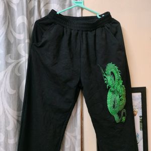 Jet black Jogger pant