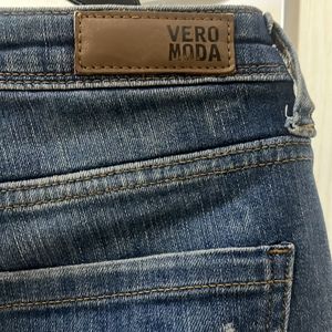 Vero Moda Skinny Ripped Jeans