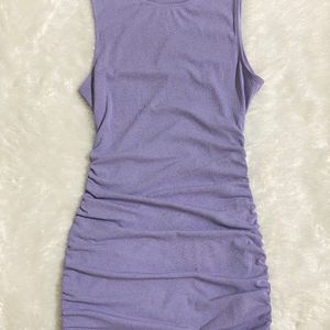 📌SALE📌H&M Drawstring Lavender Dress