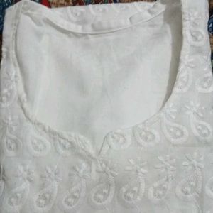 White Women Kurti