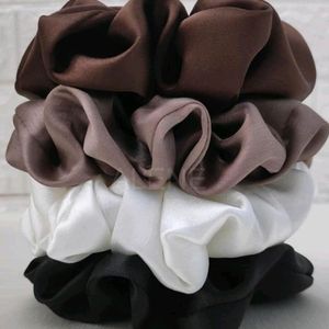 Pack Of 50 Scrunchies Assorted Colour And Designs