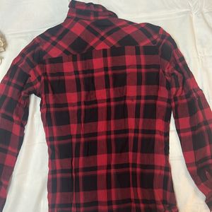 Checkered Red and Black Shirt