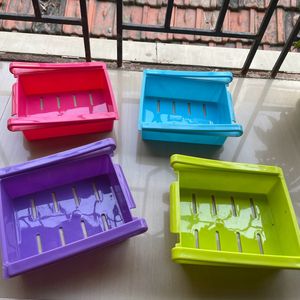 These Are 4 Pcs Multicoloured Refrigerator Accessories With New Condition These are Very Useful Products Grab It Soon 🛍️no Return No Refund 🙏please Don’t Bargaining Fixed