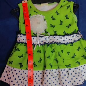 Kids Green 🟢frock Small