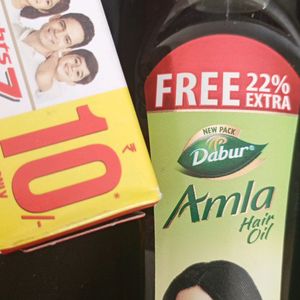 Dabur Hair Oil And 10rs Toothpaste Freee!