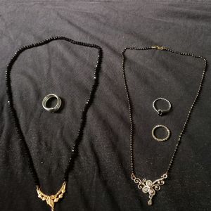 2 Mangalsutra With 3 Rings