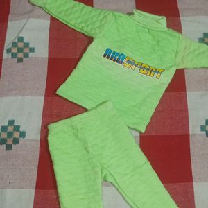 Green Wool Baby Winter Wear