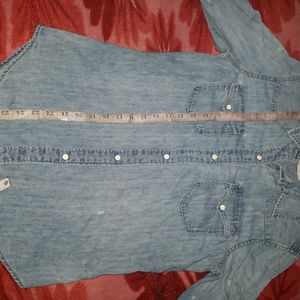 Ralph Lauren Blue Denim Shirt Size s