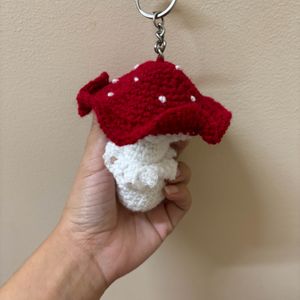 Cute Popping Mushroom Keychain/bagcharm🍄