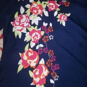 Floral Print Kurta.