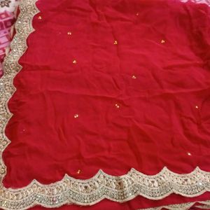 Heavy Lace Work Duppata