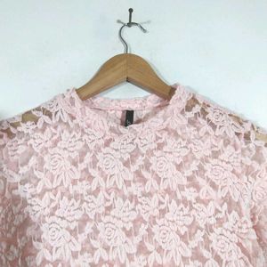 Pink Lace Top (Women's)