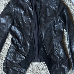 Sheepskin Leather Blazer