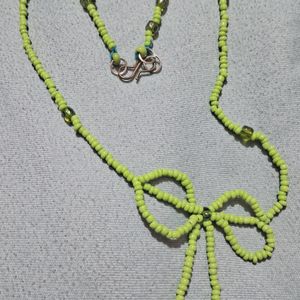 Green Aesthetic Pinterest Necklace