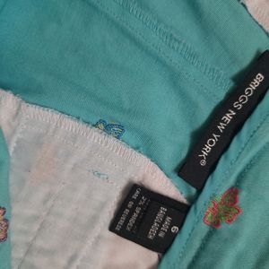 Women Branded Blue Trouser