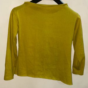 Mustard Stretchable Top