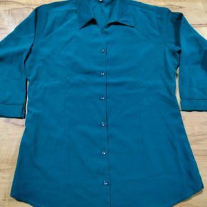 Casual Shirt.. Dark Greenish In Colour