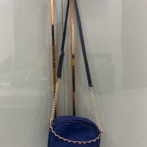 Blue Sling Bag