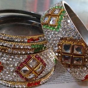 Malti Colour Brass Bangles