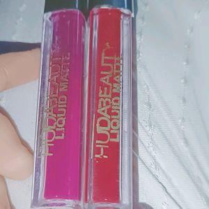 Red 🍒 N Purple Huda Beauty Lipstick ❣️
