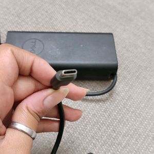 DELL 65W Type-C Laptop Charger with Power Ca