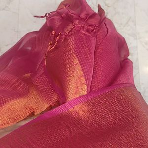 Soft Organza Festive Saree 😍