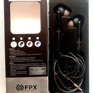 FPX Taal Wired HD Earphone🎧 Built in Mic 🎙️