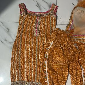 Women Patiya Heavy SUit Kurta Plazo Diwali