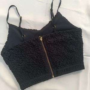 NUON black light taupe crop top (UNUSED)