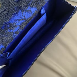 Blue Party Clutch