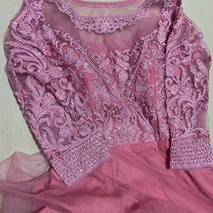 Pink Ethnic Wedding Guest Gown