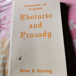 Rhetoric And Prosody