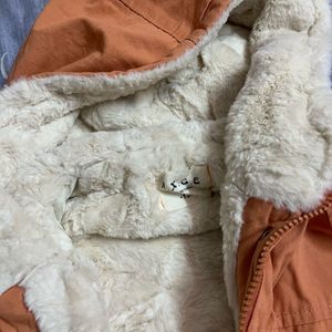 Peach Jacket For Winters