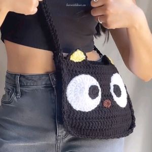 Crochet Chococat Slingbag