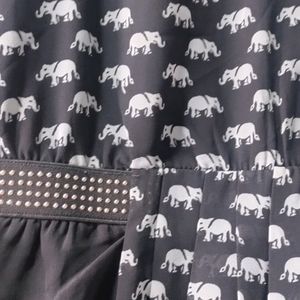 Elephant Print Dress