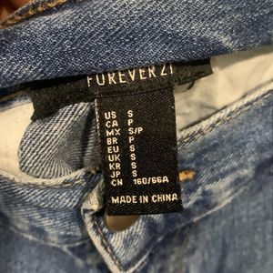 Forever 21 Wide Legged Cropped Denims