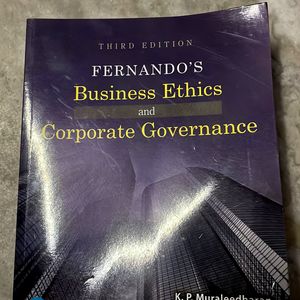 Business Ethics And Corporate Governance Book