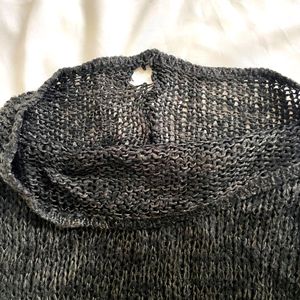 H&M Crochet Turtle Neck Knit Pullover Top