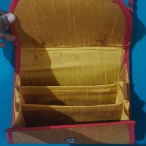 Kutchi Work Stylish Silk Sling Bag