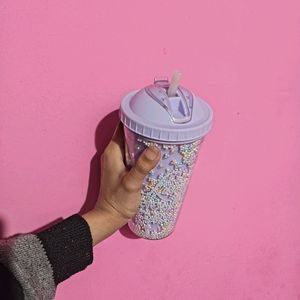 Plastic Sipper Tumbler with Straw
