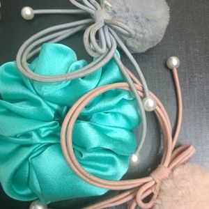 Satin Scrunchie And Stylish Garder