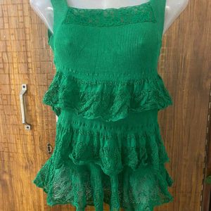 Green Layer Tank Top